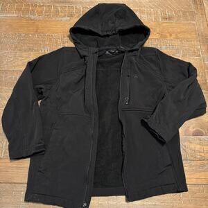 Snozu Performance Boys Medium 10-12 Black Snow Hoodie Jacket Outdoor Cold